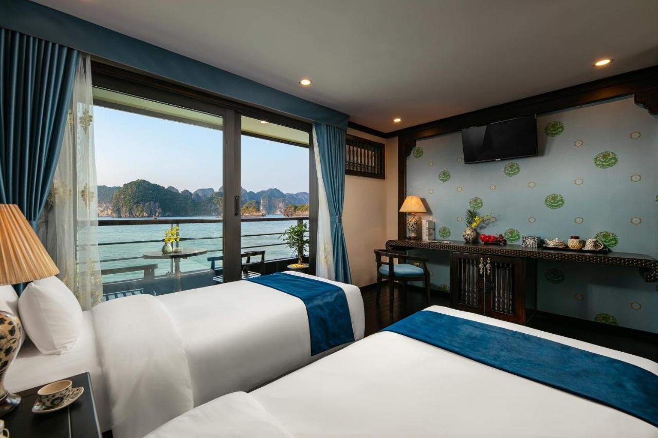 ホテル Nostalgia Halong Cruise ハロン エクステリア 写真